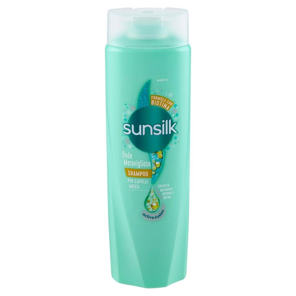 Sunsilk Onde Meravigliose Shampoo per Capelli Mossi 250 mL